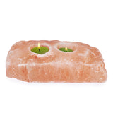 Glow Himalayan Natural Salt Double Candle Holder