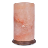 Glow Himalayan Cylinder Crafted Salt Lamp