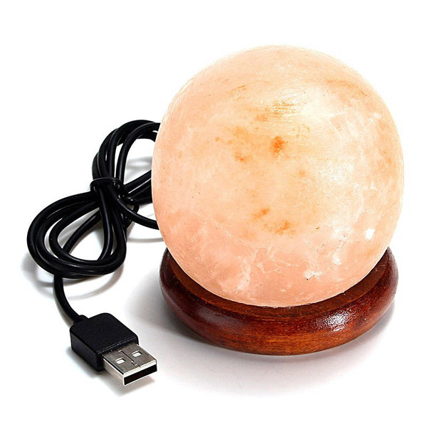 Glow Himalayan Ball USB Powered Salt Lamp (1KG)